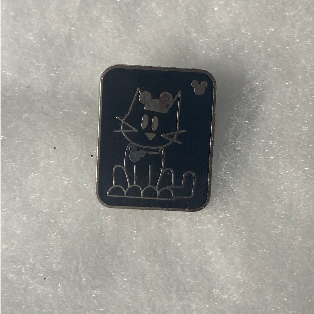 Disney Mystery Pin Cat Sketch Mickey Icon Hidden Mickey Pin